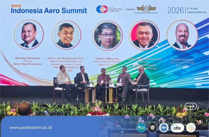 Polibatam Participates in Indonesia Aero Summit 2026, Strengthening the Role of Vocational Education in the National Aviation Sector