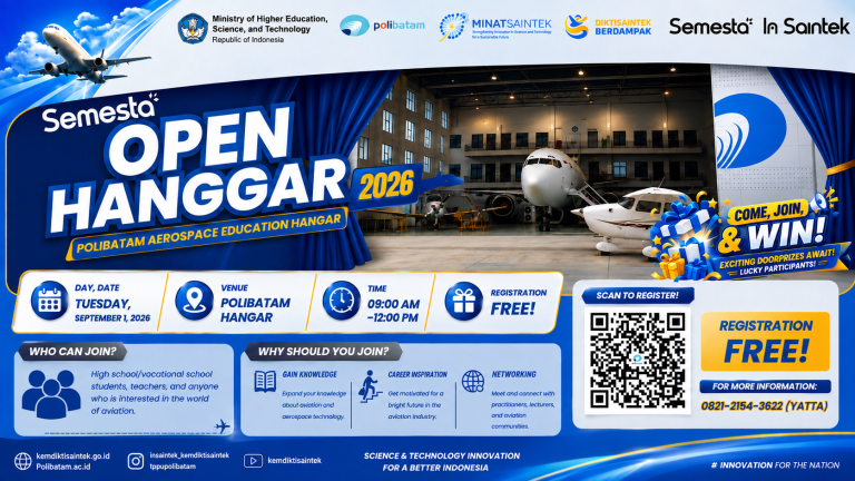 OPEN HANGGAR POLIBATAM 2026: LET’S TAKE A CLOSER LOOK AT THE WORLD OF AVIATION!