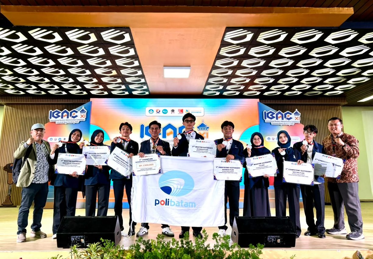 Tim Polibatam Memborong Delapan Penghargaan dalam ajang International Business Administration Competition (IBAC) 2026
