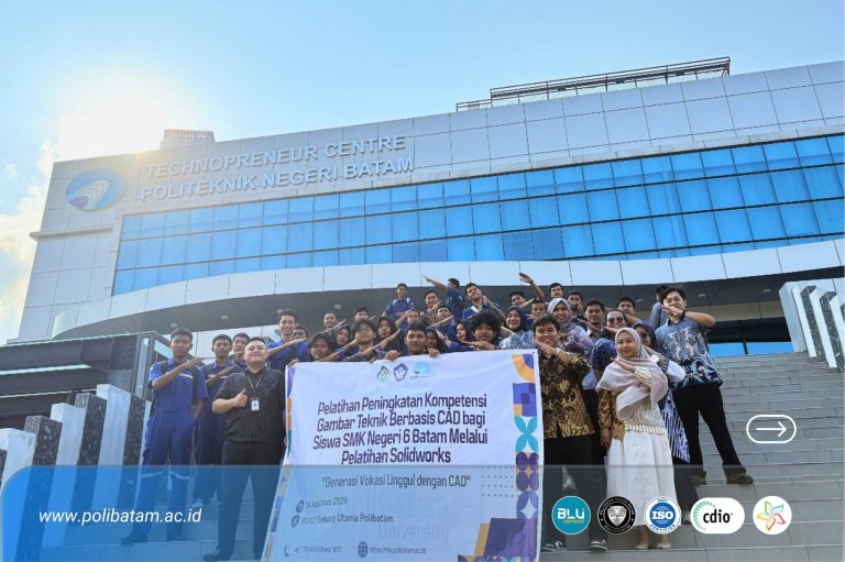 PKM JURUSAN TEKNIK MESIN POLIBATAM TINGKATKAN KOMPETENSI CAD SISWA SMKN 6 BATAM MELALUI PELATIHAN SOLIDWORKS