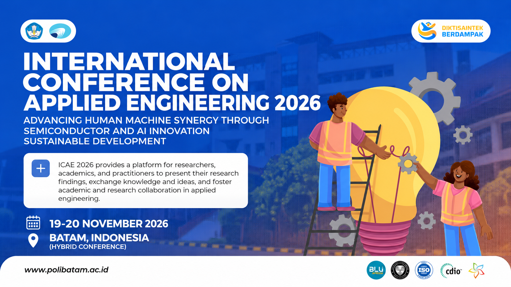 ICAE 2026 Comes to Batam, Advancing Research Collaboration and Innovation in Applied Engineering