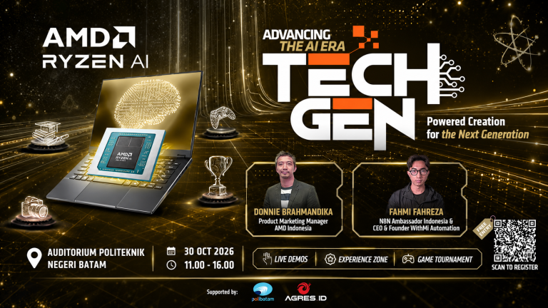 Mahasiswa Polibatam, Yuk Rasakan Langsung Serunya Teknologi AMD Ryzen™ AI!
