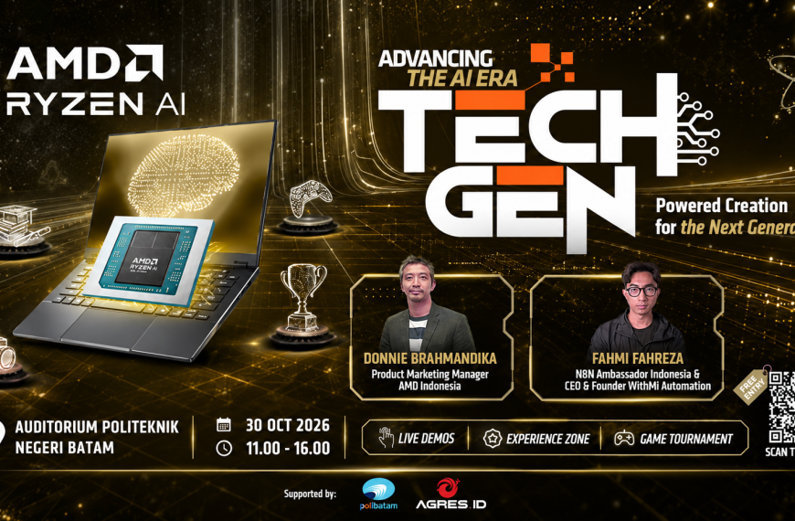 Mahasiswa Polibatam, Yuk Rasakan Langsung Serunya Teknologi AMD Ryzen™ AI!