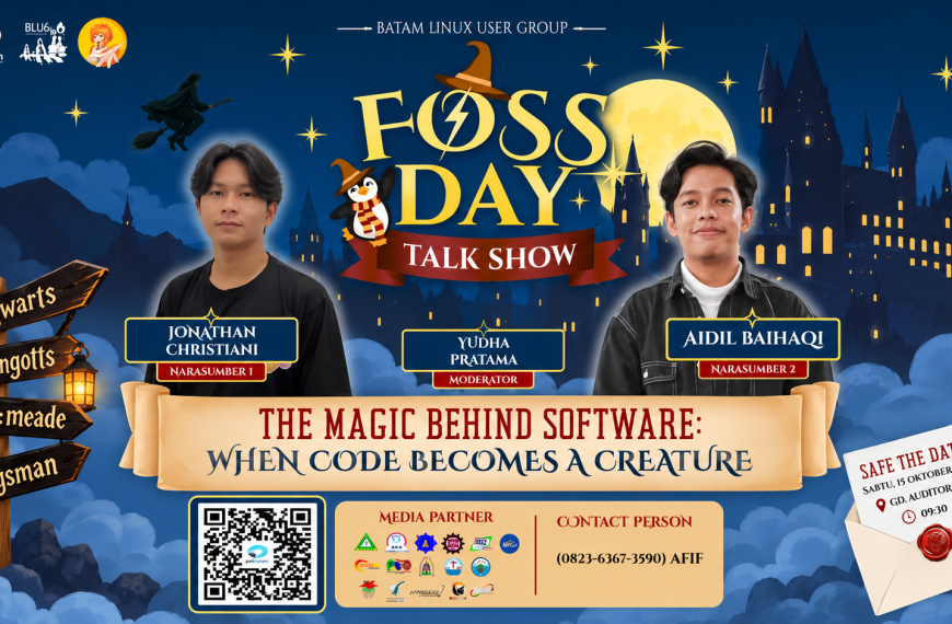 Turn Code into Creation—Join FOSSDAY 2026 at Polibatam!